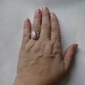 Rodokrozit gyűrű - ékszer - gyűrű - szoliter gyűrű - Meska.hu