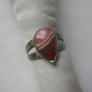 Rodokrozit gyűrű - ékszer - gyűrű - szoliter gyűrű - Meska.hu