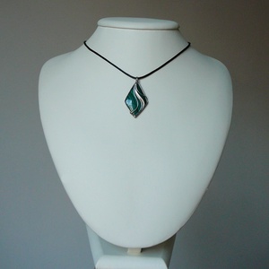 Malachit medál - ékszer - nyaklánc - medálos nyaklánc - Meska.hu