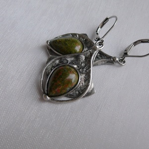 Unakit fülbevaló, Ékszer, Fülbevaló, Lógó fülbevaló, Ékszerkészítés, Fémmegmunkálás, MESKA