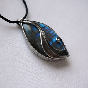 Labradorit medál - ékszer - nyaklánc - medál - Meska.hu