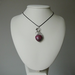 Rubin medál - ékszer - nyaklánc - medálos nyaklánc - Meska.hu