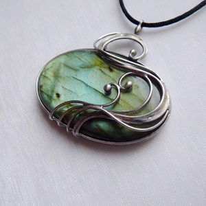 Labradorit medál - Meska.hu