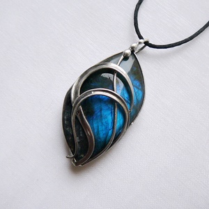 Labradorit medál - Meska.hu