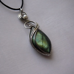 Labradorit medál - Meska.hu
