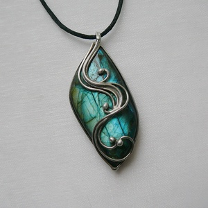 Labradorit medál - Meska.hu