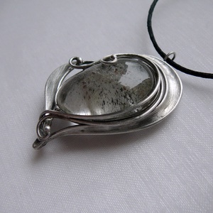 Tibeti fantomkvarc szív medál - Meska.hu