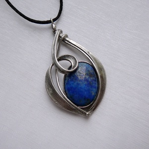 Lápisz lazuli medál - ékszer - nyaklánc - medálos nyaklánc - Meska.hu