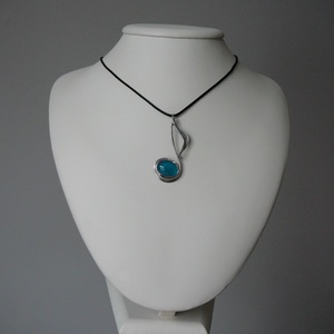 Achát hangjegy medál - ékszer - nyaklánc - medálos nyaklánc - Meska.hu