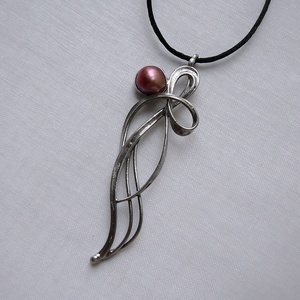 Folyami gyöngy  medál - ékszer - nyaklánc - medálos nyaklánc - Meska.hu