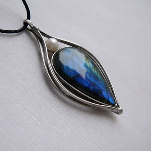 Labradorit medál - Meska.hu