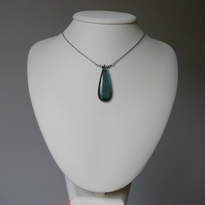 Labradorit medálos nyaklánc - ékszer - nyaklánc - medál - Meska.hu