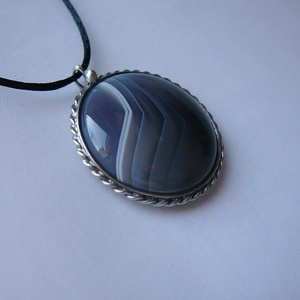 Achát medál, Ékszer, Nyaklánc, Medálos nyaklánc, Ékszerkészítés, Fémmegmunkálás, MESKA