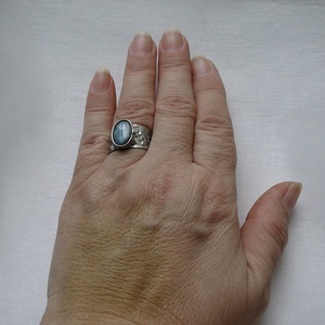 Kianit gyűrű - ékszer - gyűrű - szoliter gyűrű - Meska.hu