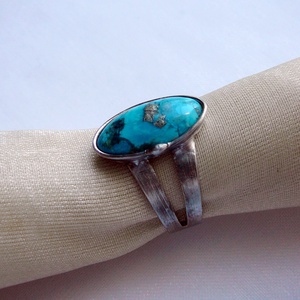 Türkiz gyűrű, Ékszer, Gyűrű, Szoliter gyűrű, Ékszerkészítés, Fémmegmunkálás, MESKA