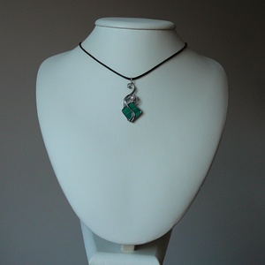 Malachit medál - ékszer - nyaklánc - medálos nyaklánc - Meska.hu