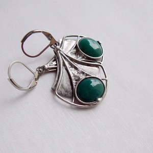 Achát fülbevaló, Ékszer, Fülbevaló, Lógó fülbevaló, Ékszerkészítés, Fémmegmunkálás, MESKA