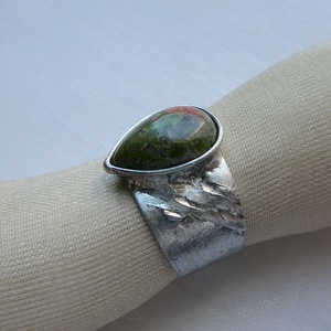 Unakit gyűrű, Ékszer, Gyűrű, Szoliter gyűrű, Ékszerkészítés, Fémmegmunkálás, MESKA