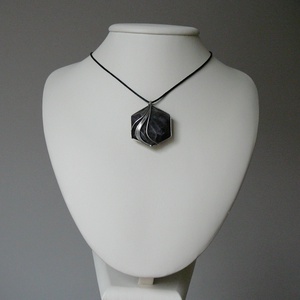 Ametiszt medál - ékszer - nyaklánc - medálos nyaklánc - Meska.hu