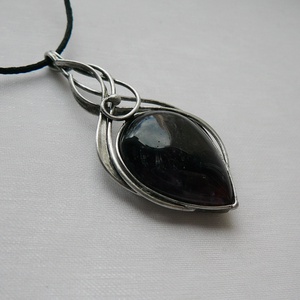 Ametiszt medál - ékszer - nyaklánc - medálos nyaklánc - Meska.hu