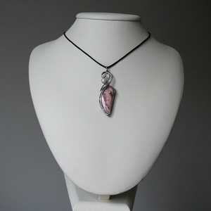 Rodokrozit medál - ékszer - nyaklánc - medálos nyaklánc - Meska.hu