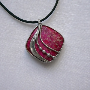 Üledéki jáspis medál - ékszer - nyaklánc - medálos nyaklánc - Meska.hu