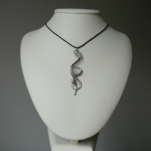 Mini holdkő szív medál - ékszer - nyaklánc - medálos nyaklánc - Meska.hu