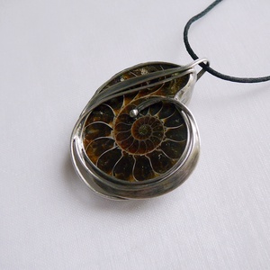 Ammonitesz medál - ékszer - nyaklánc - medálos nyaklánc - Meska.hu