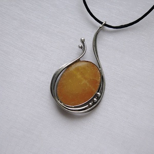 Kalcit medál - ékszer - nyaklánc - medálos nyaklánc - Meska.hu