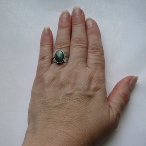 Labradorit gyűrű - ékszer - gyűrű - szoliter gyűrű - Meska.hu