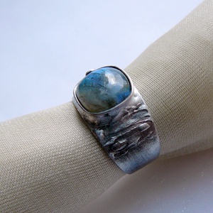 Labradorit gyűrű - ékszer - gyűrű - szoliter gyűrű - Meska.hu