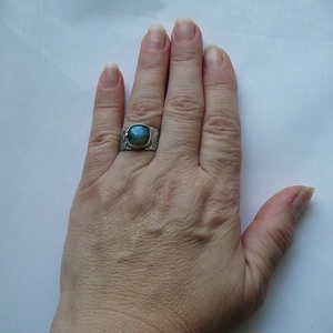 Labradorit gyűrű - ékszer - gyűrű - szoliter gyűrű - Meska.hu