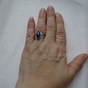 Labradorit gyűrű - ékszer - gyűrű - szoliter gyűrű - Meska.hu