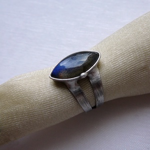 Labradorit gyűrű - ékszer - gyűrű - szoliter gyűrű - Meska.hu