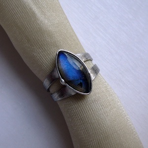 Labradorit gyűrű, Ékszer, Gyűrű, Szoliter gyűrű, Ékszerkészítés, Fémmegmunkálás, MESKA