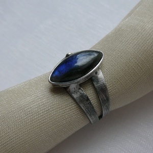 Labradorit gyűrű - ékszer - gyűrű - szoliter gyűrű - Meska.hu