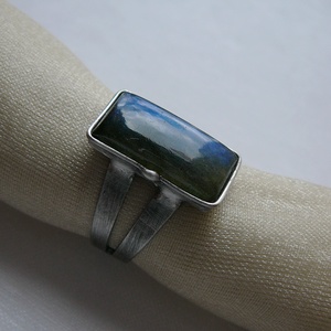 Labradorit gyűrű - ékszer - gyűrű - szoliter gyűrű - Meska.hu