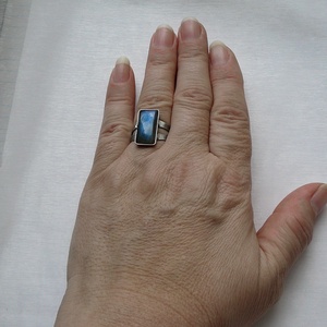 Labradorit gyűrű - ékszer - gyűrű - szoliter gyűrű - Meska.hu