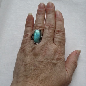 Labradorit gyűrű - ékszer - gyűrű - szoliter gyűrű - Meska.hu