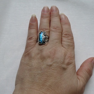 Labradorit gyűrű - ékszer - gyűrű - szoliter gyűrű - Meska.hu