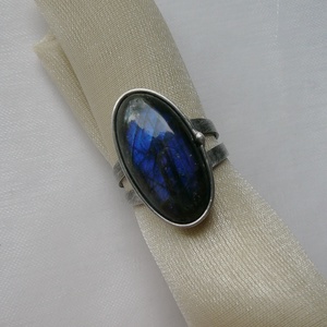 Labradorit gyűrű, Ékszer, Gyűrű, Szoliter gyűrű, Ékszerkészítés, Fémmegmunkálás, MESKA