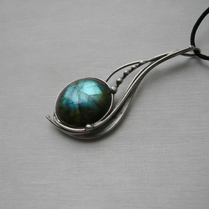 Labradorit medál - Meska.hu