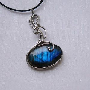 Labradorit medál - Meska.hu