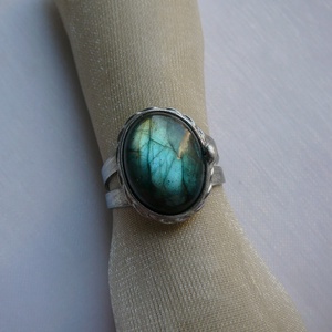Labradorit gyűrű - ékszer - gyűrű - szoliter gyűrű - Meska.hu