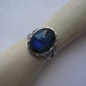 Labradorit gyűrű - Meska.hu