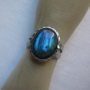 Labradorit gyűrű - ékszer - gyűrű - szoliter gyűrű - Meska.hu