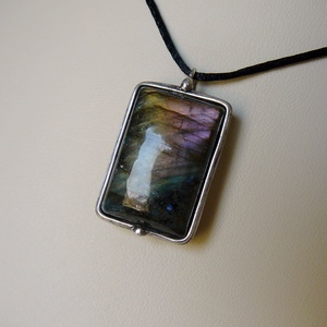 Labradorit medál - ékszer - nyaklánc - medál - Meska.hu