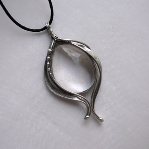 Hegyikristály medál - ékszer - nyaklánc - medálos nyaklánc - Meska.hu