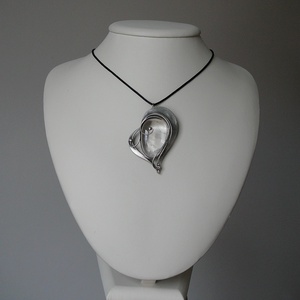 Hegyikristály szív medál - ékszer - nyaklánc - medálos nyaklánc - Meska.hu