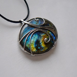 Labradorit medál - Meska.hu